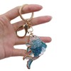 AIBEARTY Crystal Rhinestone Fish Keychain Pretty Cute Marine Animal Goldfish