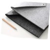 STOBOK 2 Pcs A4 File Folders Felt Document Organizer Briefcase