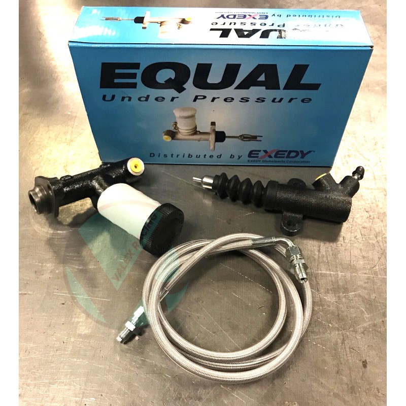 Exedy Master & Slave Cylinder w/ Stainless Clutch Line Kit