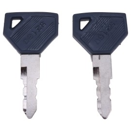 Unbranded 2X Ignition Key AM879480 194155-52160 For John Deere Yanmar 2520 2720 4100 4010