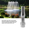Multi Branch Fountain Nozzle Stainless Steel Spherical Joint Female Thread