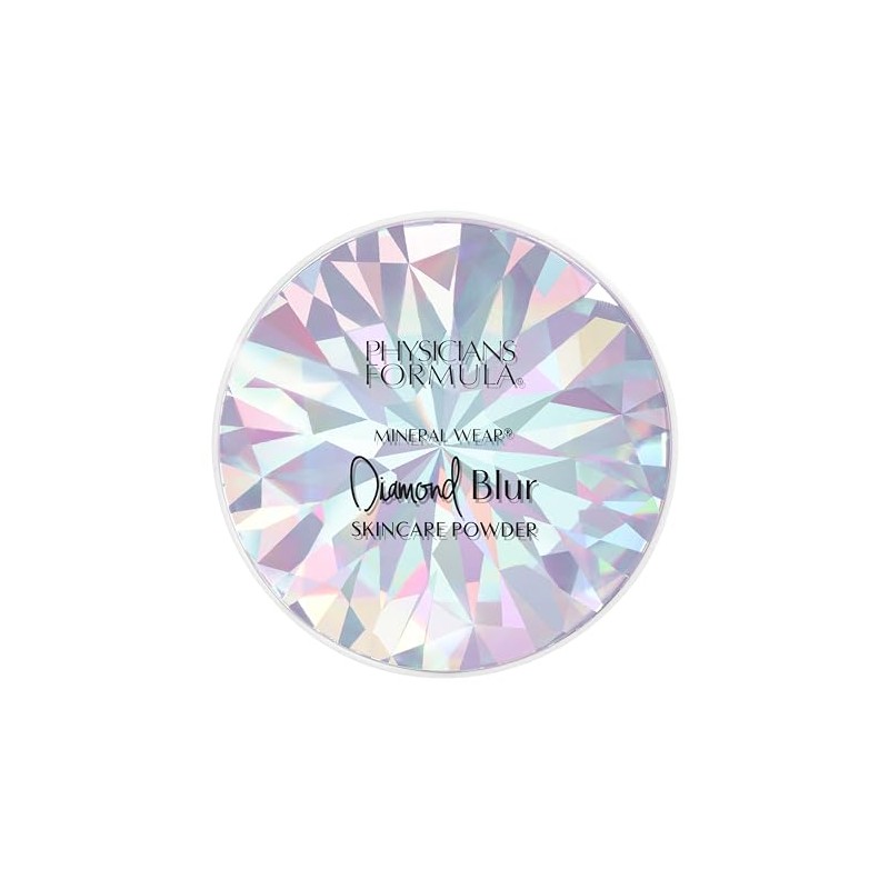 Physicians Formula Mineral Wear Diamond Blur Skincare Powder, Transparent Face