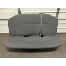 Durafit Seat Covers Waterproof Made to fit - 2009-2018 Ford E150-E350 Ford E-Series Van Middle 3 Passenger Bench Seat Waterproof Gray Leatherette