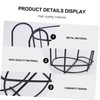 BESPORTBLE Geometric Iron Metal Hanging Planter Pot with Stand Flowerpot