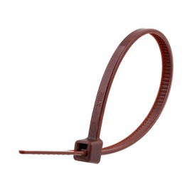 SecureTM Cable Ties 4 Inch Brown Miniature Nylon Cable Tie