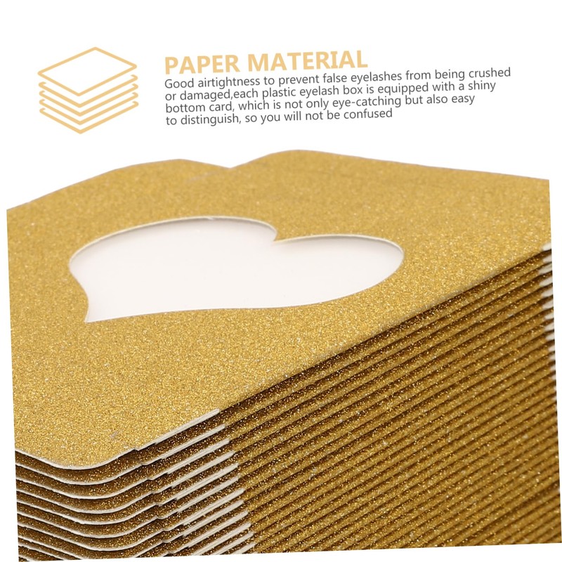 MERRYHAPY 50pcs Eyelash Packaging Drawer Type Lash Organizer Paper Case