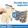 Schwer SlicePro Ultra-Durable ANSI A9 Cut Resistant Gloves PR1501, 10X