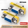 Warmstor 6-Pack 9Pin RS232 Serial Cable DB9 Male to Male/Female