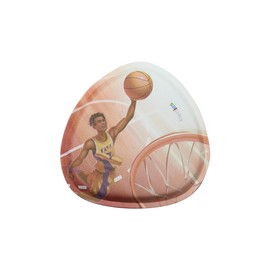 ergobag Glow in the Dark Klettie Motif World Theme World Velcro Surfaces Collecting Fun Individualisation Basketball - Multi Coloured, Basketball - Multi Colored