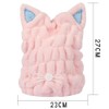 Towel Cap, Cat Ears, Hair Dry Cap, Water Absorption, Drying,