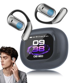 Traductor de Idiomas en Tiempo Real, Auriculares de traducción de idiomas AI, Audifonos Traductores Bluetooth 3 en 1 con pantalla LED, Traducción Bidireccional, Sonido Estéreo de Alta Fidelidad