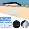 Outdoor Swing Canopy Replacement Waterproof Patio Swing Top Cover for