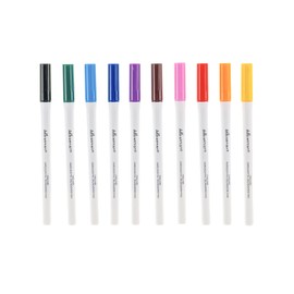 Hello, Artist! Fineliner Pens, Set of 10, Vibrant Colors, Vibrant, For Artists, Journaling, Coloring, Home or Classroom Use, Non-Toxic
