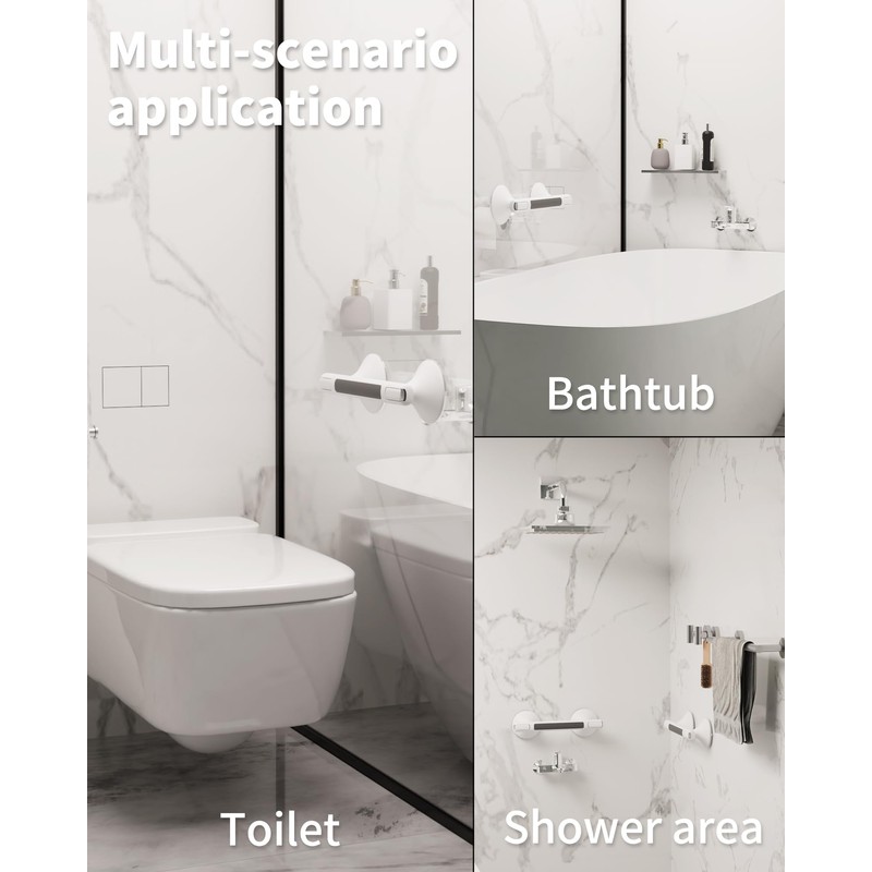 Nelliker Grab Bars for Bathtubs and Showers 2 Pack Shower