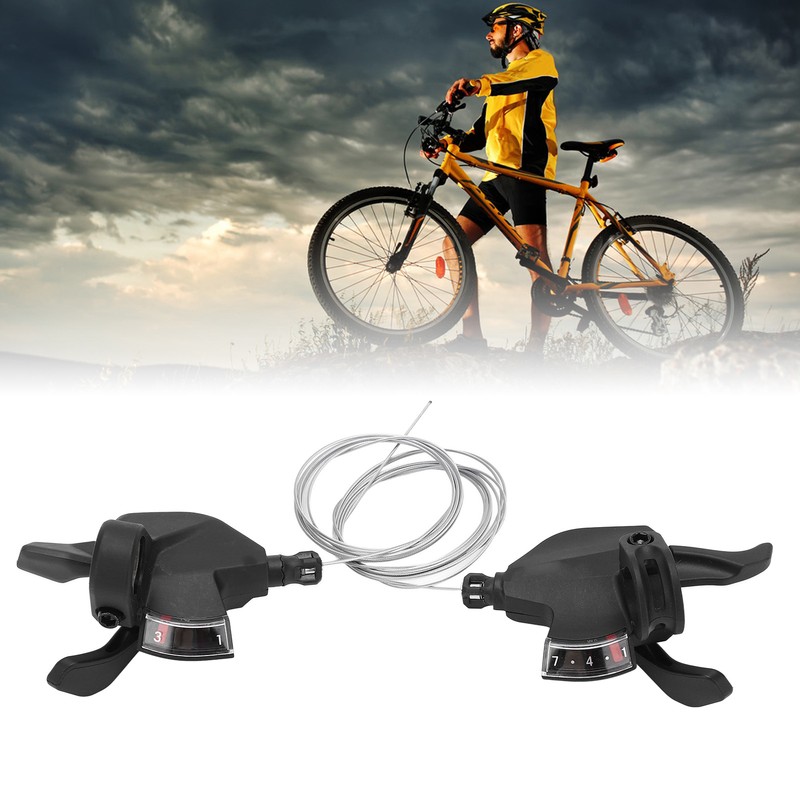 LeBycle 3x7 21 Mountain Bike Shifter Left 3 Speed Front