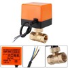 Motor Ball Valve 220 V, 2-Way Motorised Ball Valve Measuring