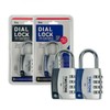 Ibis 6000 Two-Tone Simple 4-Dial Padlock (SP) Two-Tone Simple 4-Dial Padlock (SP) 5ea