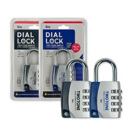 Ibis 6000 Two-Tone Simple 4-Dial Padlock (SP) Two-Tone Simple 4-Dial Padlock (SP) 5ea