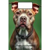 Composition Notebook with Pitbull: | 105 Lined pages | Perfect