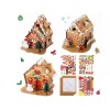 Sumind 3 Sets Christmas Craft Kit Gingerbread House Kit Christmas