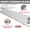 HAUTMEC 20" Universal Hand Saw, 8 TPI Triple-Ground Teeth, Low-Friction