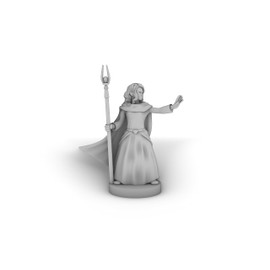 Young Human Sorceress Tabletop DND Gaming Miniature