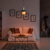 Himalayan Glow Natural Pink Salt LED Light Bulb, Warm Amber