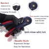 Yangoutool Herramienta de prensado de virolas: AWG 28-7, crimpadora de