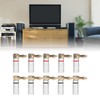 10 Pcs Banana Plugs 24K Copper Gold Plated Aluminum Case