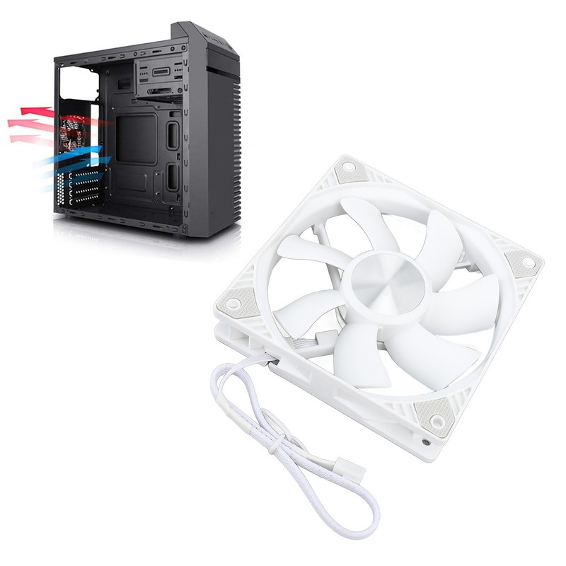 PC Case Fan 120mm PWM Intelligent Control MFDB Bearing Case
