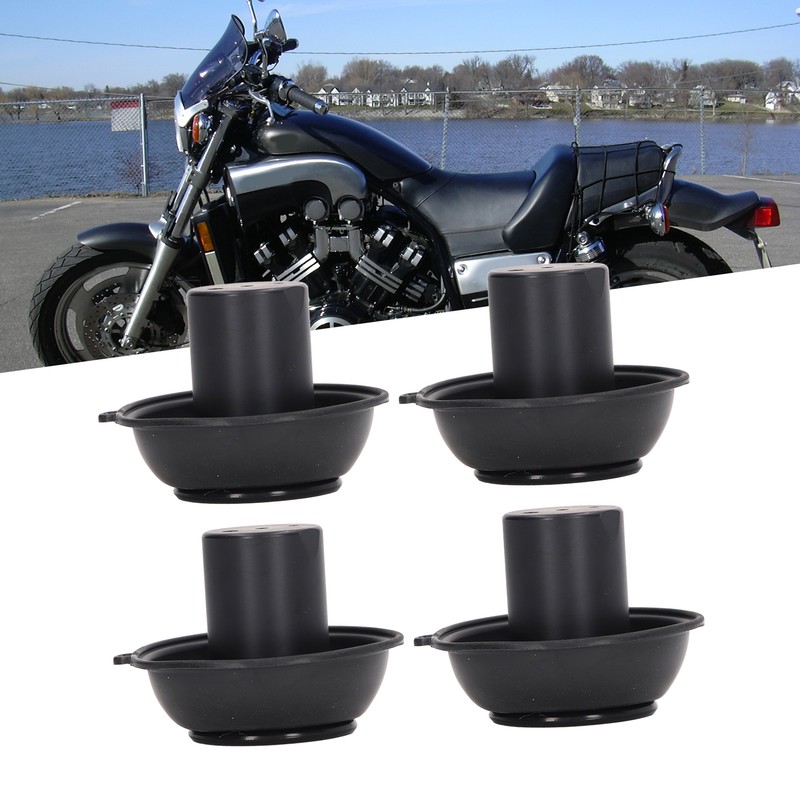 4Pcs Carburetor Vacuum Diaphragm Membrane Replacement for Vmax 1200 VMX1200