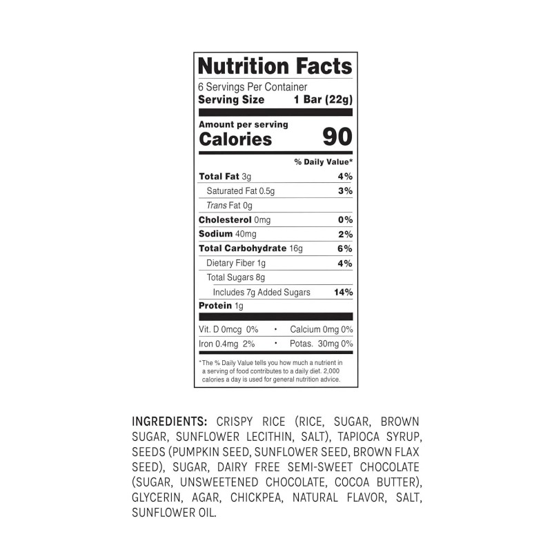 Blakes seed bas Blake's Seed Based Bar Chocolate Chip Rice