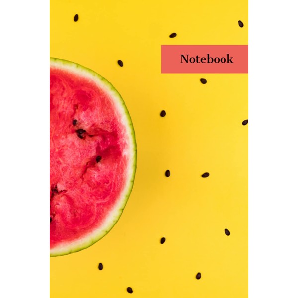 Notebook Watermelon Yellow: Tutti Frutti Series / Blank Journal Notebook