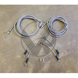 Valex Racing Complete Stainless Rear Brake Line Replacement Kit For 01-03 Acura CL