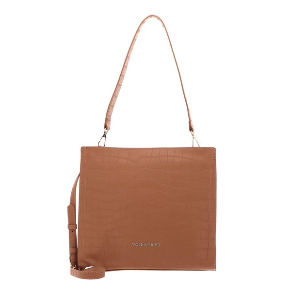 VALENTINO Juniper Hobo Bag Cuoio/Rosso, Cuoio / Rosso