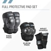80Six Pad Set with Wristguards, Elbow Pads, and Knee Pads