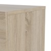 Tvilum 2 Drawer Nightstand, Oak Structure