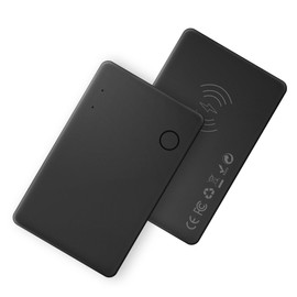 VINGNUT Geldbörsen-Tracker-Karte,Drahtlos wiederaufladbarer Wallet Tracker,Kompatibel mit Apple Find My(nur iOS),für Geldbörsen,Telefon,Reisepässe,Gepäckstück-Tracker