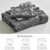 Tufted Ruffle Duvet Cover Set King Size, 3 Pieces Vintage