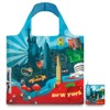 LOQI Urban New York Reusable Shopping Bag, Multicolored