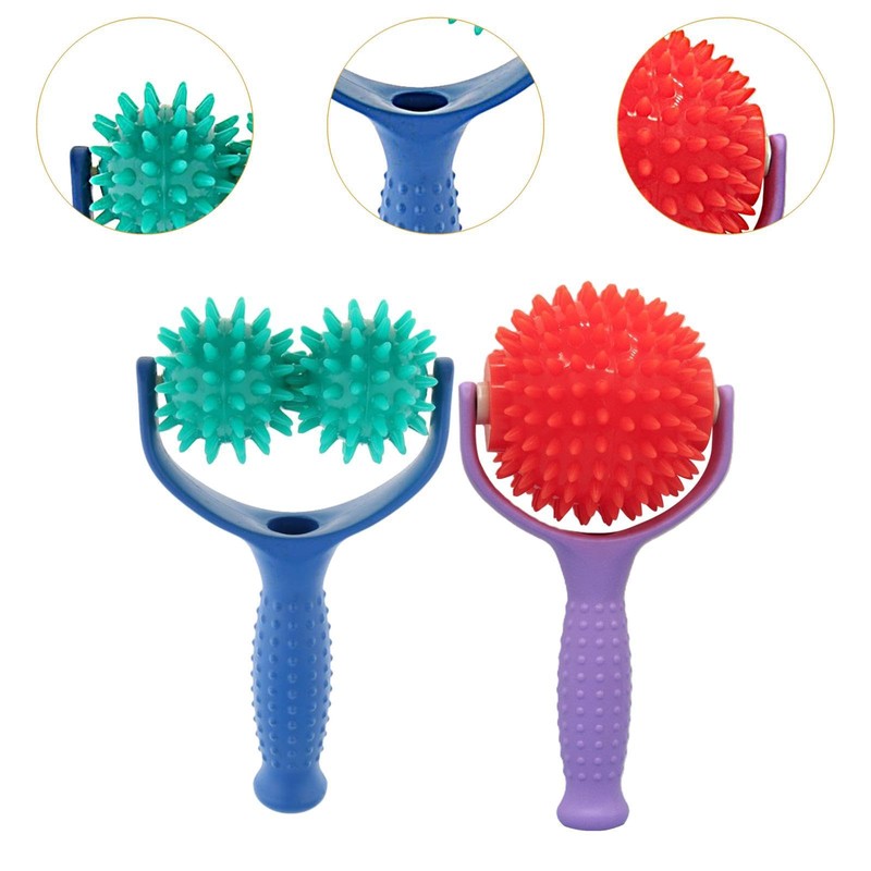 MagiDeal 2X Spiky Massage Rollers Deep Tissue Massage Tool Relaxation