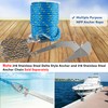 Premium Anchor Rope 100 ft x 3/8 inch, Solid Braid