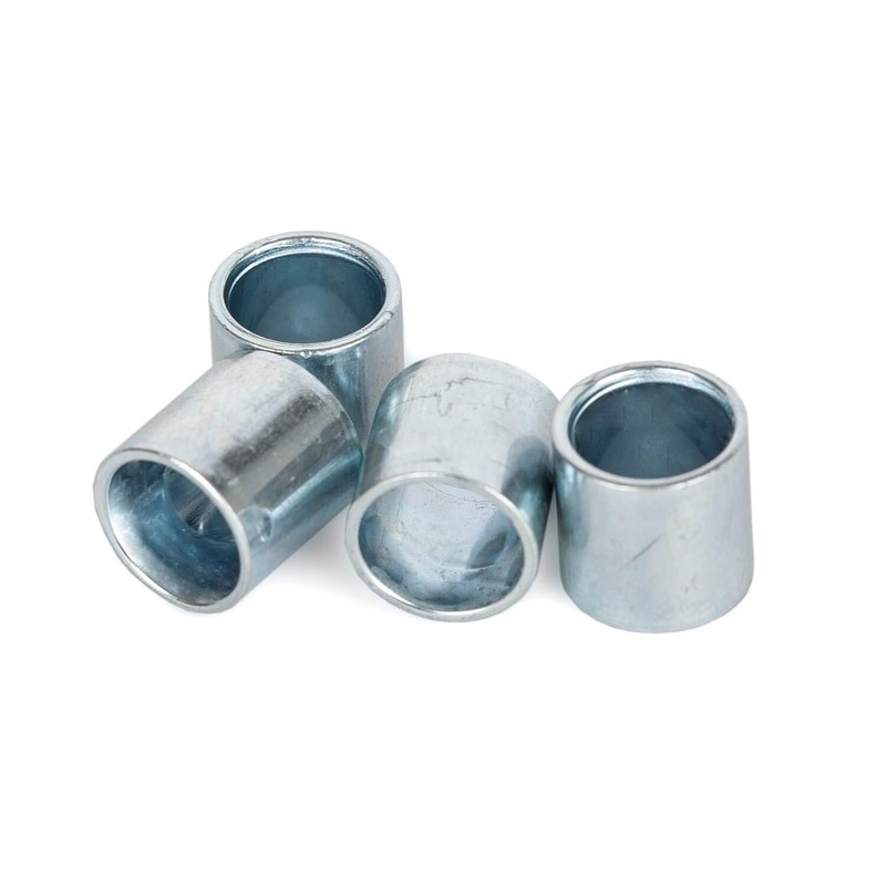 Skateboard Hardware Spacer Bearing Sleaves Set Silver Longboard Axle Spacer