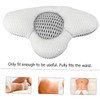 MAGICLULU Sleeping Lumbar Cushion Waist Pads for Back Support White