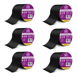 Cinta Antiderrapante Gruesa Y Resistente Pack 6 Pzs Full