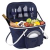 Picnic at Ascot Collapsible Insulated Picnic Basket Equipped with Service