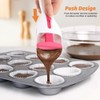 4 Cup Pancake Batter Dispenser with Cupcake Scoop Batters Dispenser,Pancake