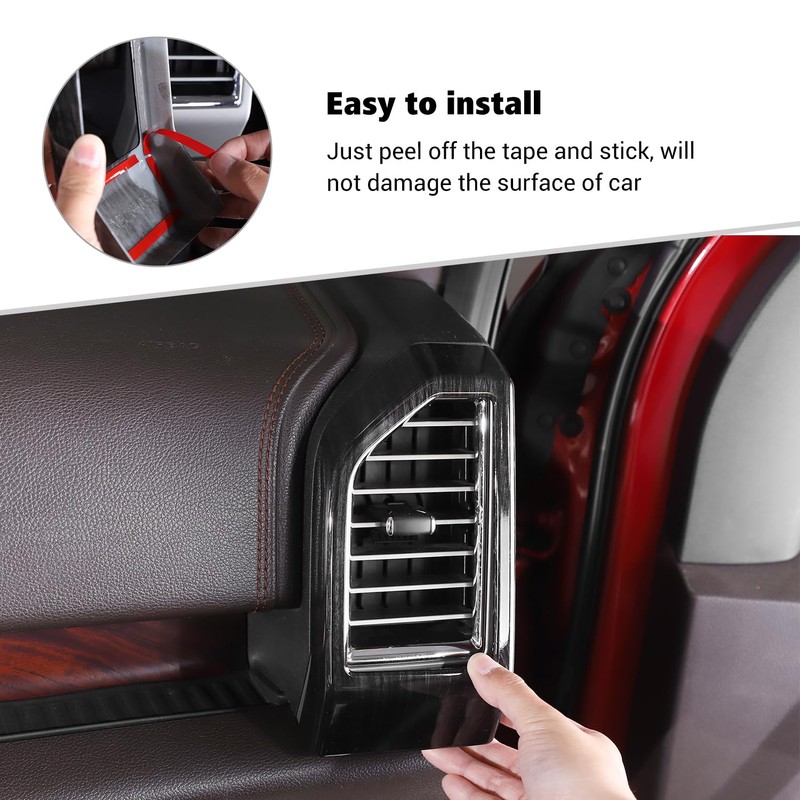 Voodonala for F-150 2015-2020 Center Console Interior Trim Cover Kits