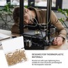 150 Pcs M3 Threaded Inserts, Knurled 3D Printing Nuts, Embedment