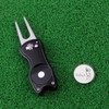 Crestgolf Golf Divot Tool Avec Bouton Pop-up et Marqueur de